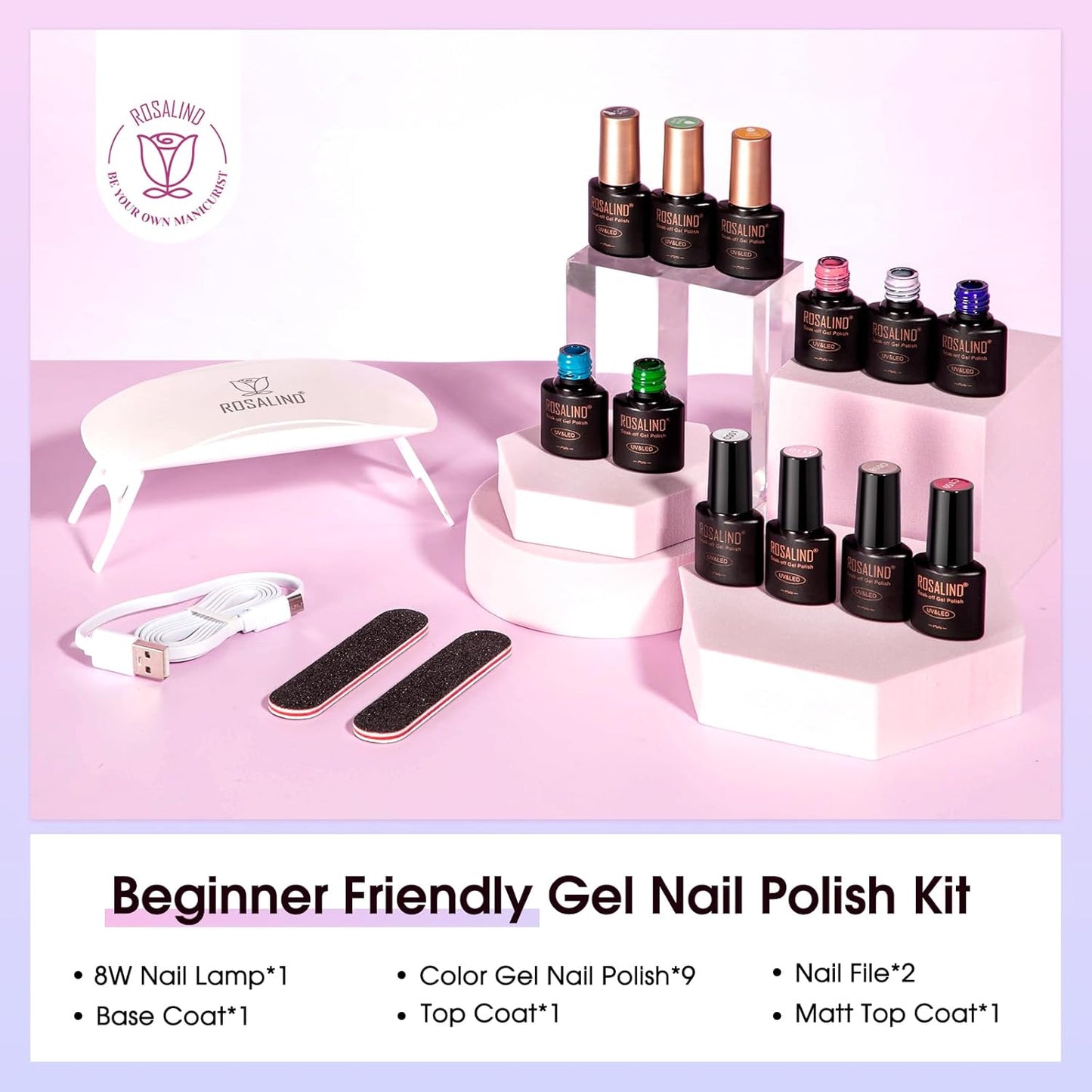 Gel Nail Polish Kit - 9 Colors | Best Offer🔥 - NailSala