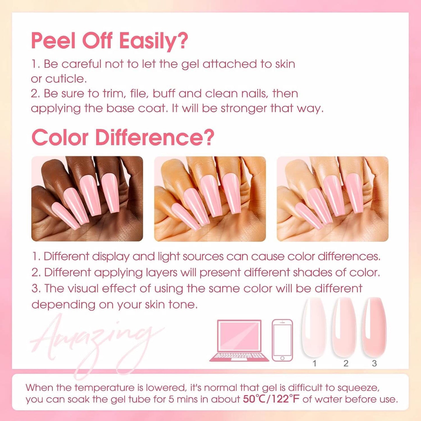 Poly Nail Gel Kit - 8 Vibrant Colors - UK - NailSala