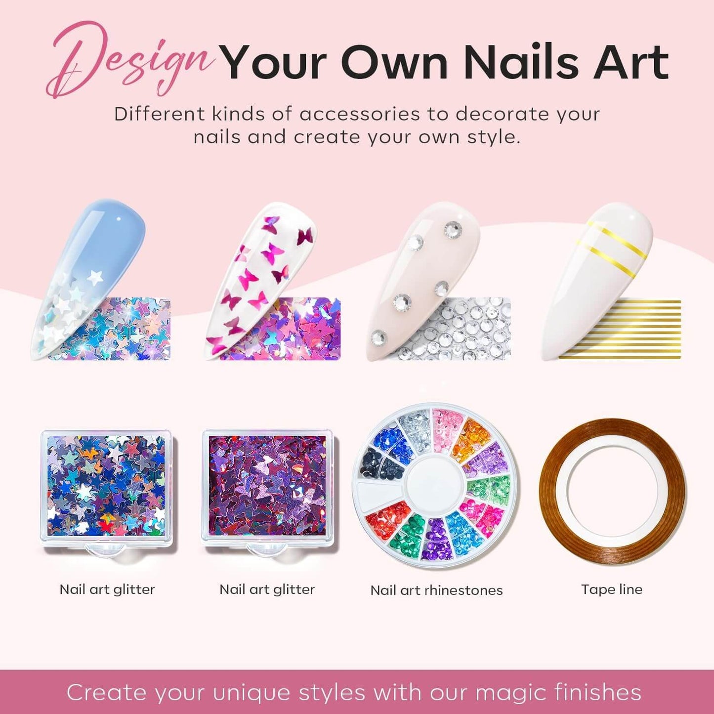 Poly Gel Nail Extension Kit - 32 Stunning Colors - LooksCulture