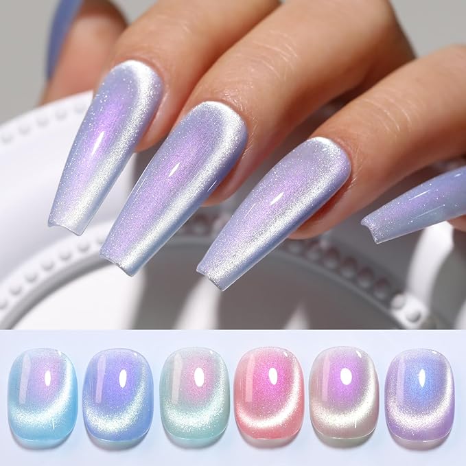Magnetic Cat Eye Gel Nail Polish - 6Pcs Savings Pack - NailSala