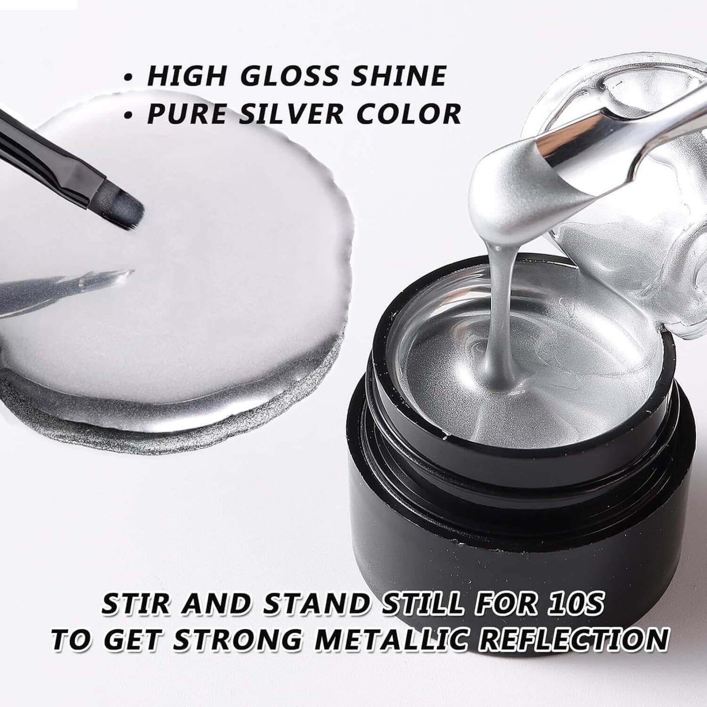 Metallic Gel Nail Polish Set