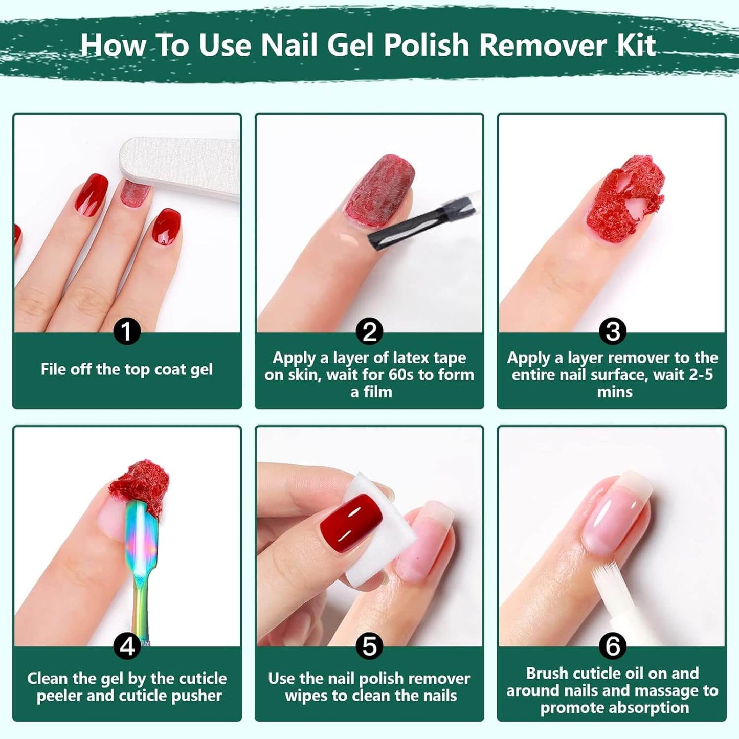 Essential Nail Gel Remover Kit for Quick Gel Removal - NailSala