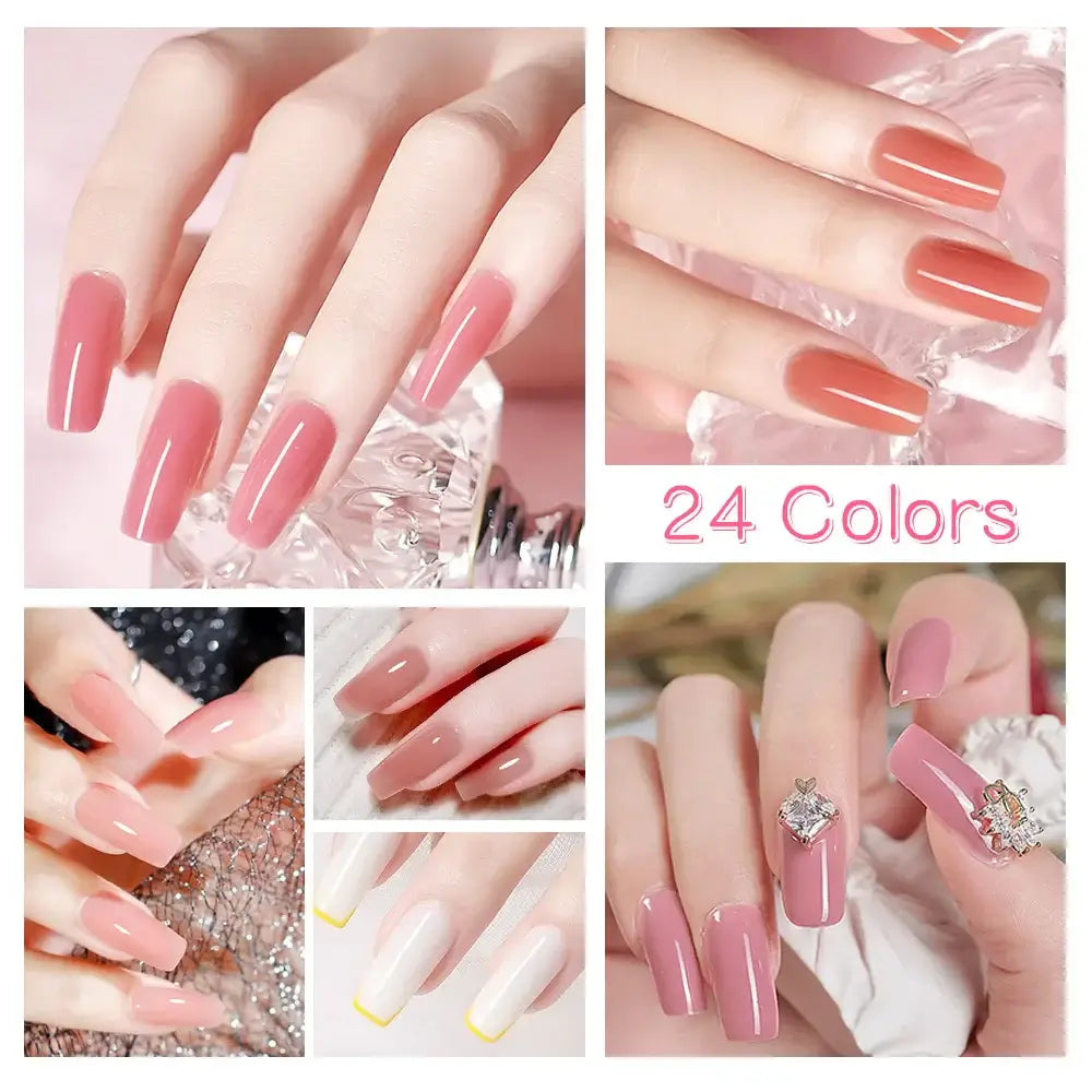 Poly Gel Nail Extension Kit - 15 Colors | UK Store - NailSala