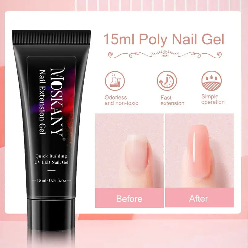 Poly Nail Gel Extension Kit - 6 Colours 🔥Today's CRAZY Deal🔥 - NailSala