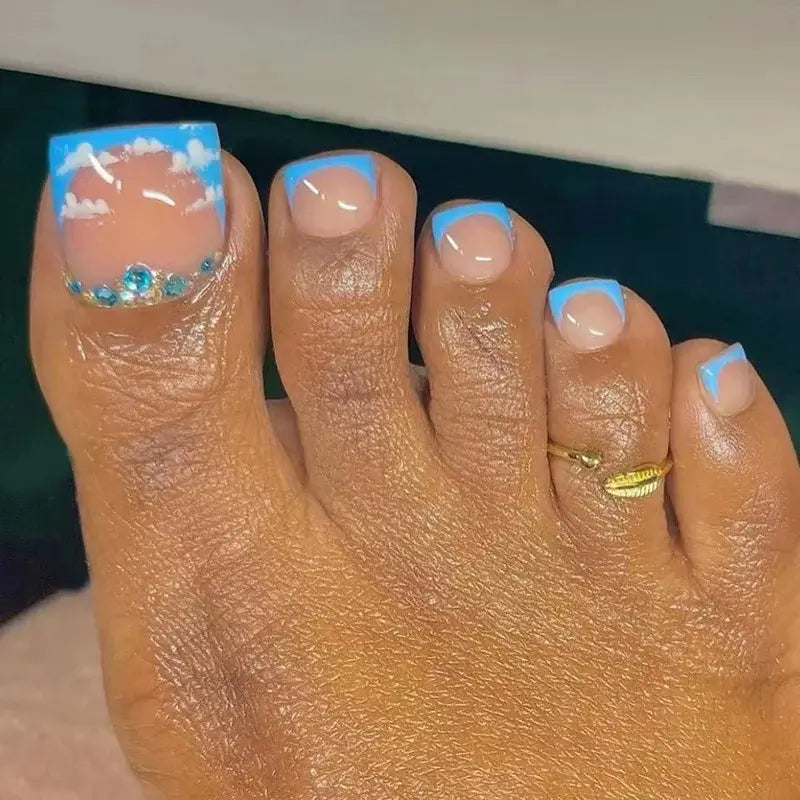 Miami Toe Nails Press On/24 Tips - NailSala