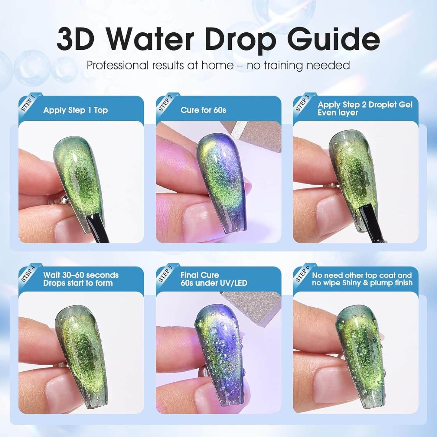 Water Droplet Gel Nail Polish NailSala
