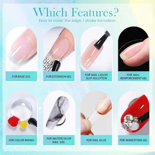 10 in One Gel Nail Glue/2Pcs NailSala