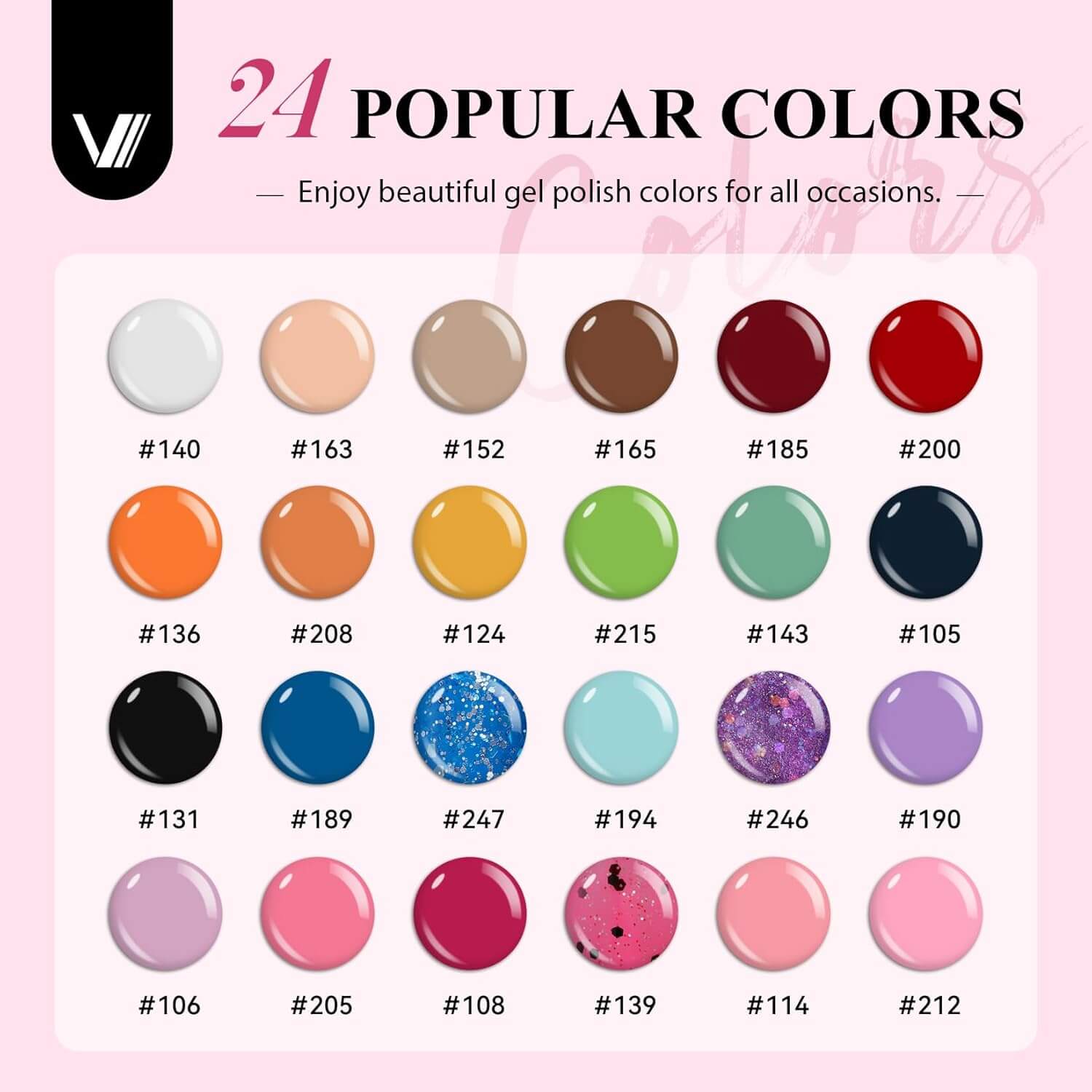 Gel Nail Polish Kit - 20 Colors - UK Store - NailSala