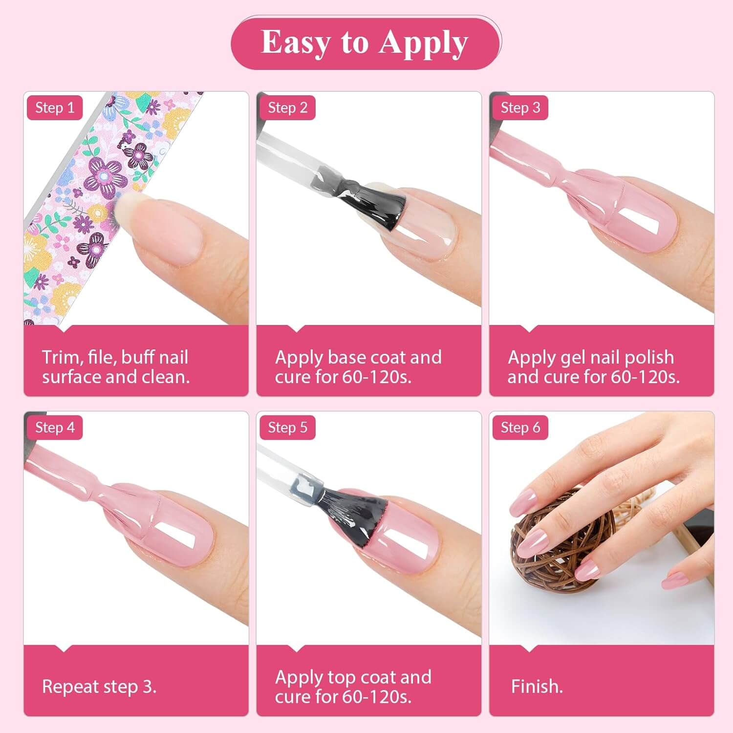 Gel Nail Polish Kit - 20 Colors - UK Store - NailSala
