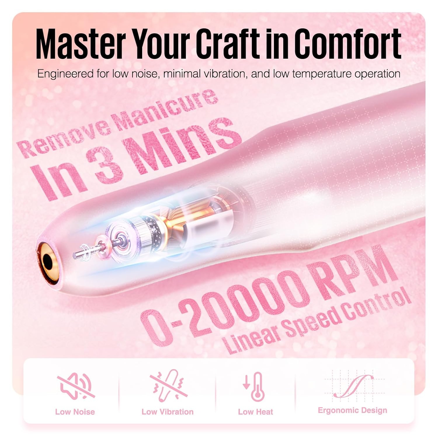 Nail Drill - 16 PCS Kit for Perfect At-Home Manicures - NailSala