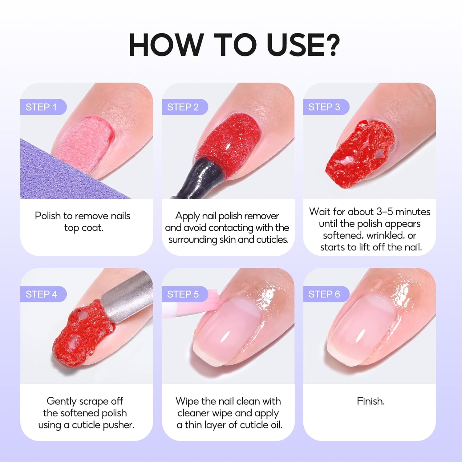 Nail Gel Remover Kit - Safe & Easy Gel Removal at Home – NailSala