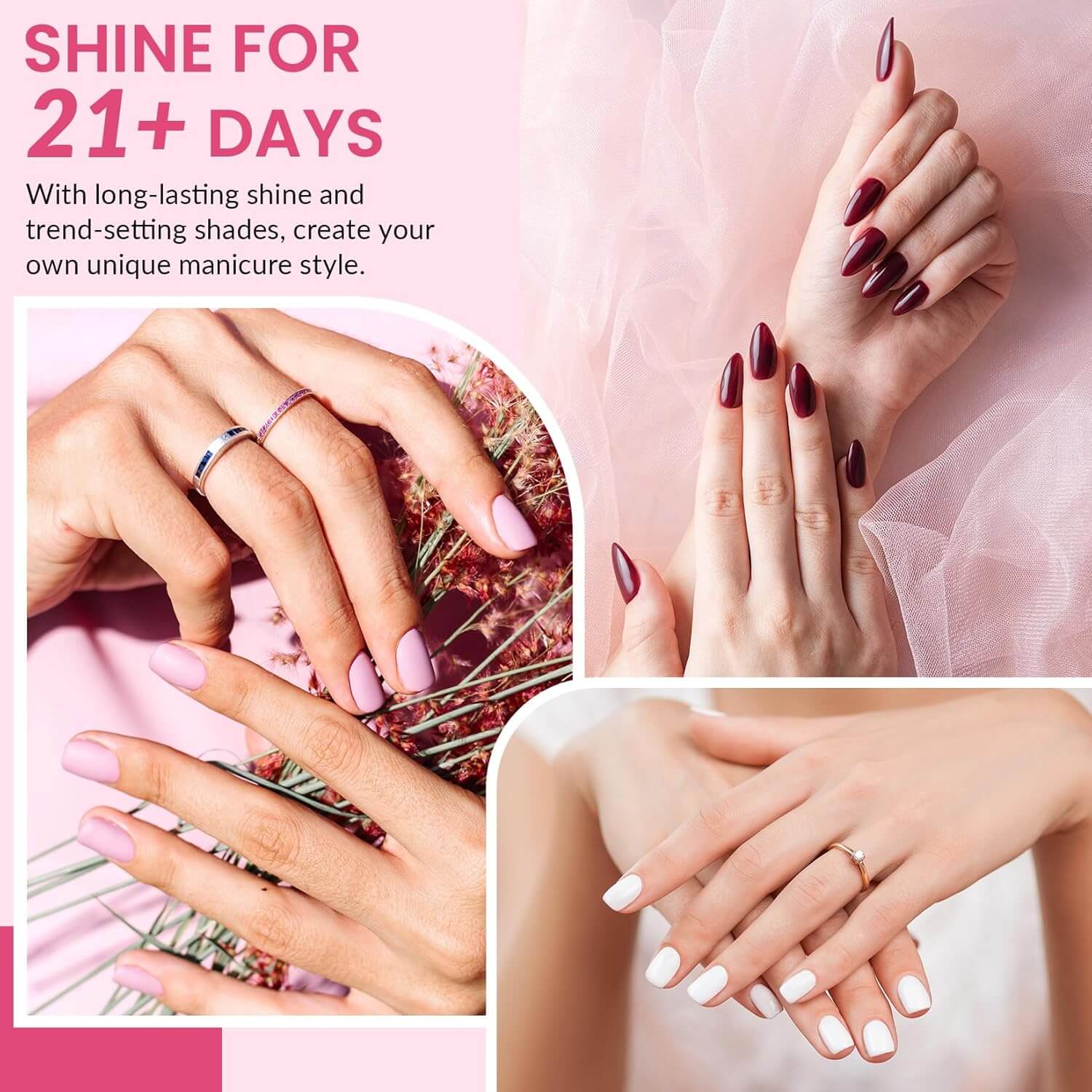 Gel Nail Polish Kit - 20 Colors - UK Store - NailSala