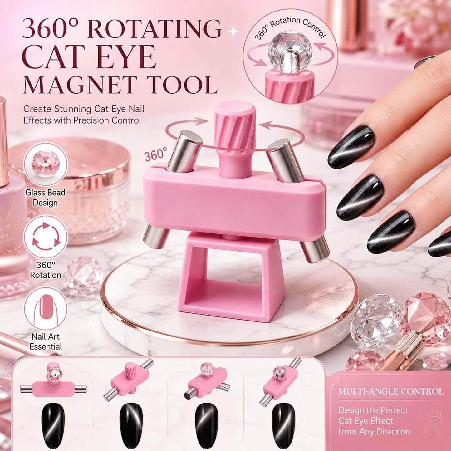 Automatic Cat Eye Magnet NailSala