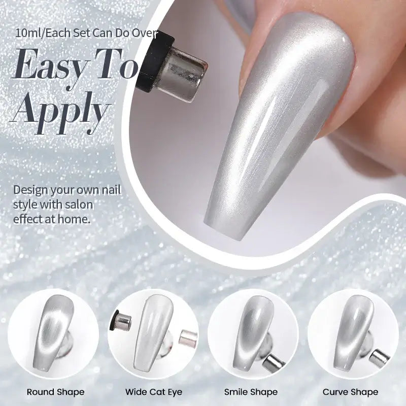 Cat Eye Gel Polish - 6 Colours - Global NailSala