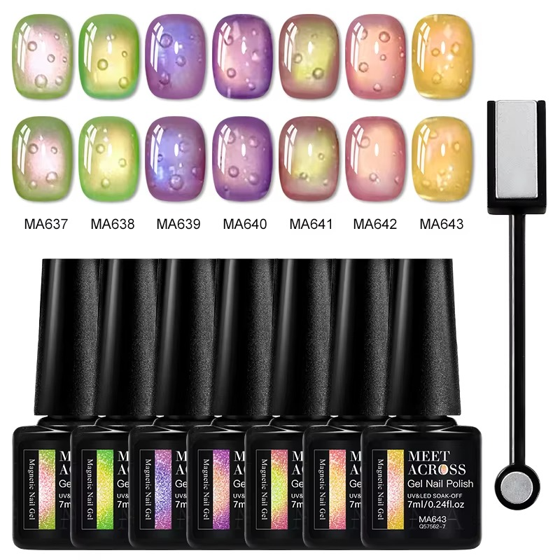Cat Eye Gel Polish - 6 Colours - Global NailSala