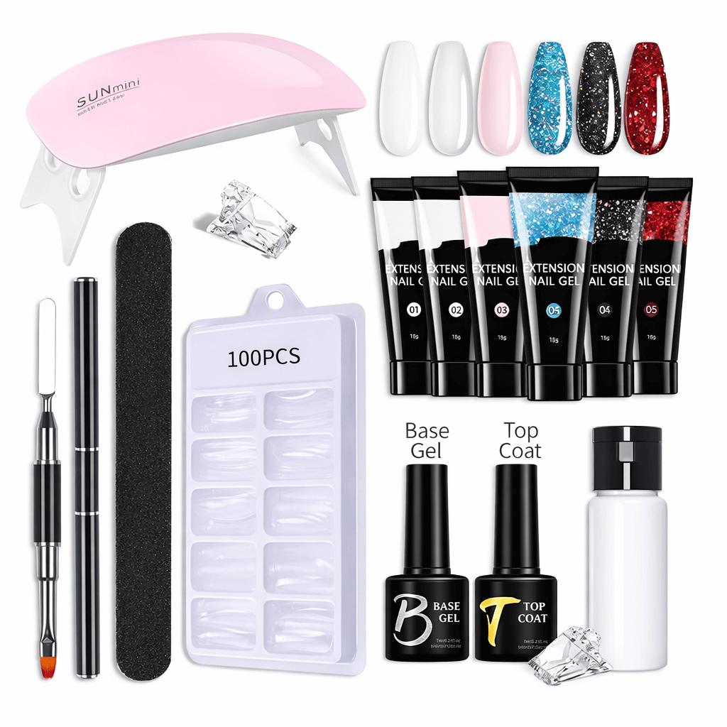Poly Nail Gel Extension Kit - 6 Colours NailSala