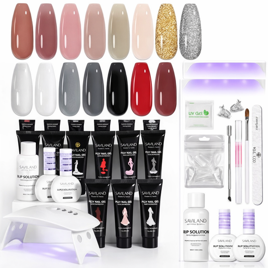 Poly Gel Nail Extension Kit  - 15 Colors