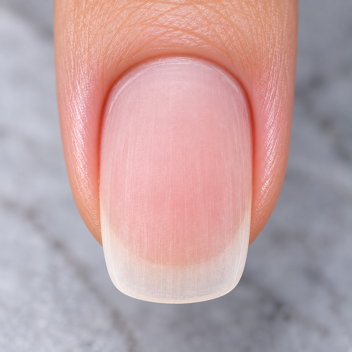 Cleanly Prepped Nail Plate