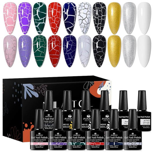 Crackle Nail Polish - 10 Colors NailSala