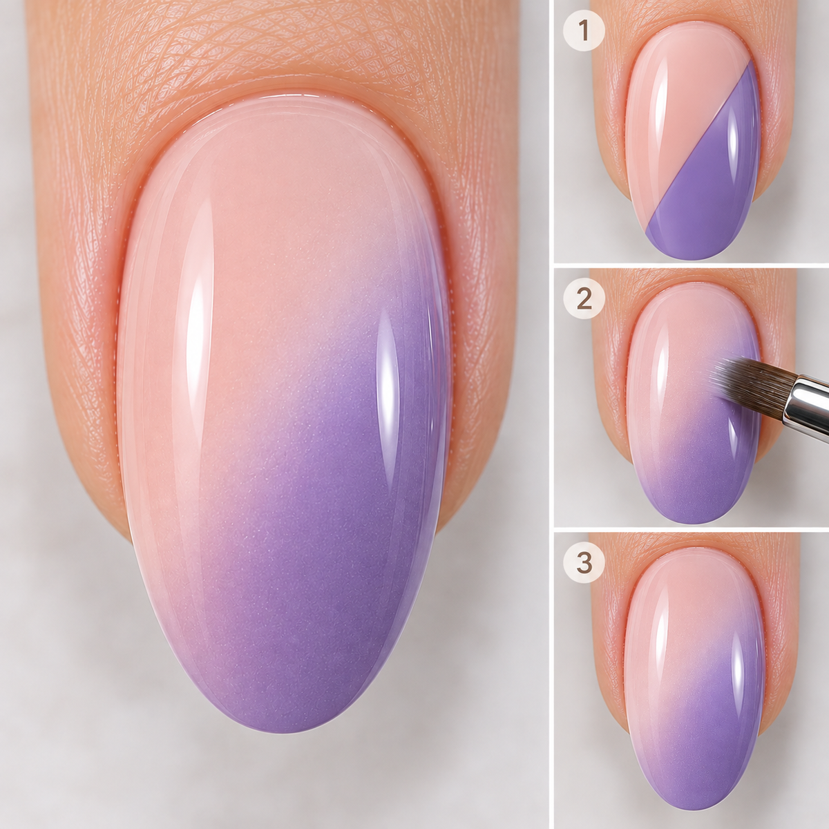 Diagonal Ombre Layout