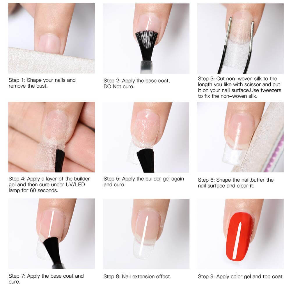 Fiberglass Nail Wrap Kit NailSala