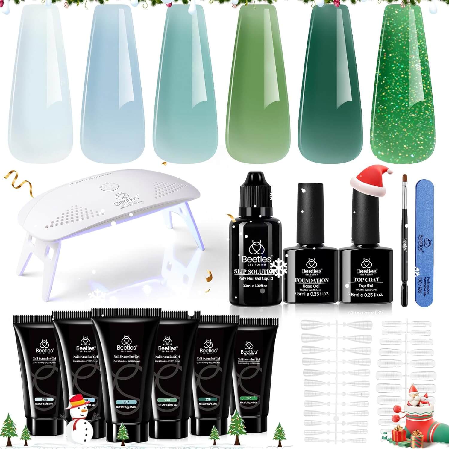 Poly Gel Nail Extension Kit - Winter Collection - NailSala