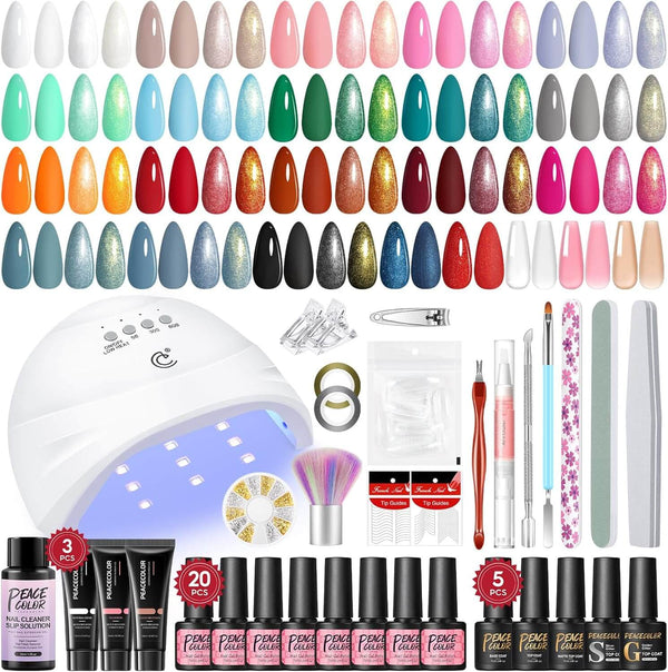 Gel Nail Polish Kit - 20 Colors 😍 UK Store