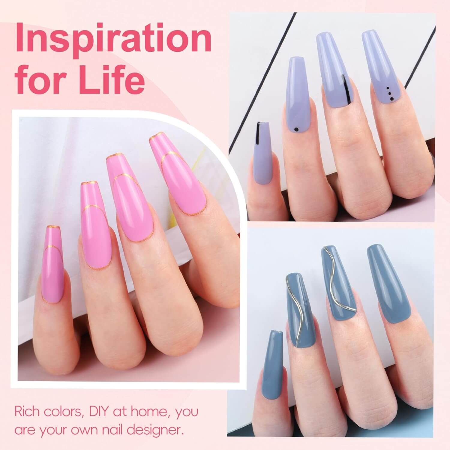 Gel Nail Polish Kit - 20 Colors 😍 UK Store NailSala