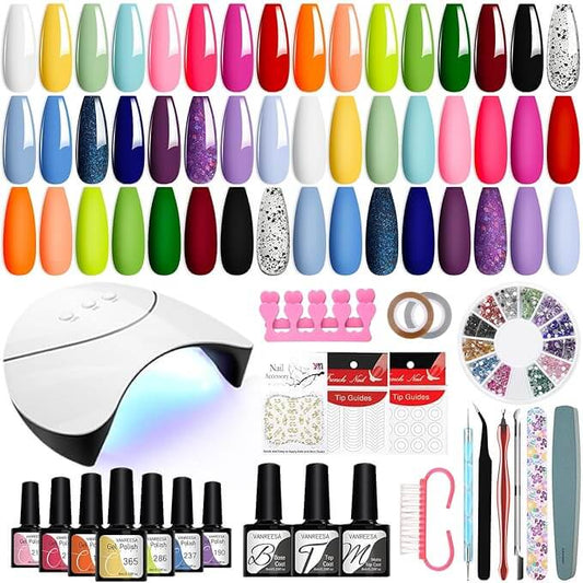 Gel Nail Polish Kit - 24 Colors NailSala