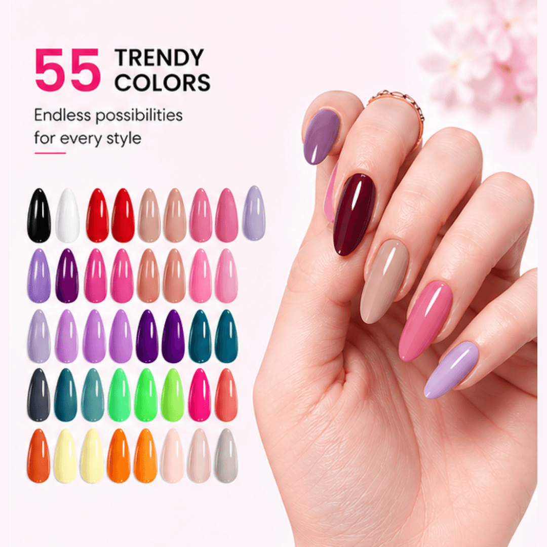 Gel Nail Polish Kit - 55 Colors NailSala