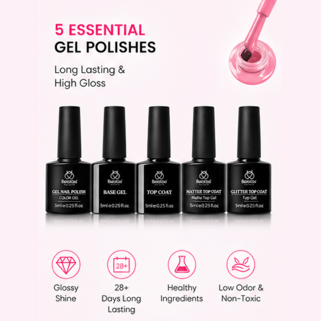 Gel Nail Polish Kit - 55 Colors NailSala