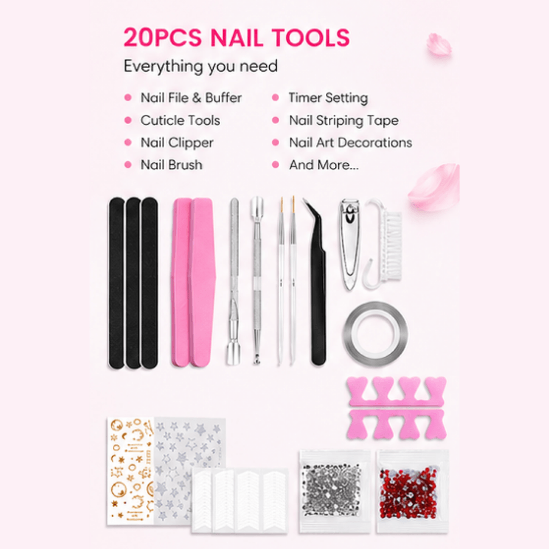 Gel Nail Polish Kit - 55 Colors NailSala