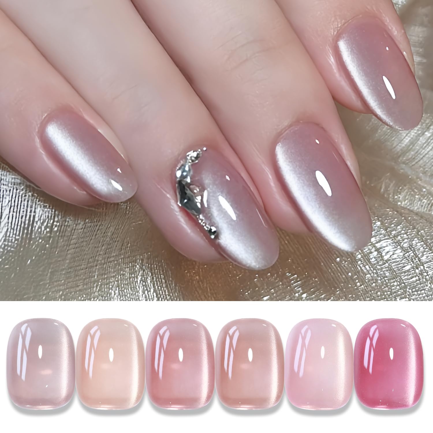 Magnetic Cat Eye Gel Nail Polish - 6Pcs Savings Pack - NailSala