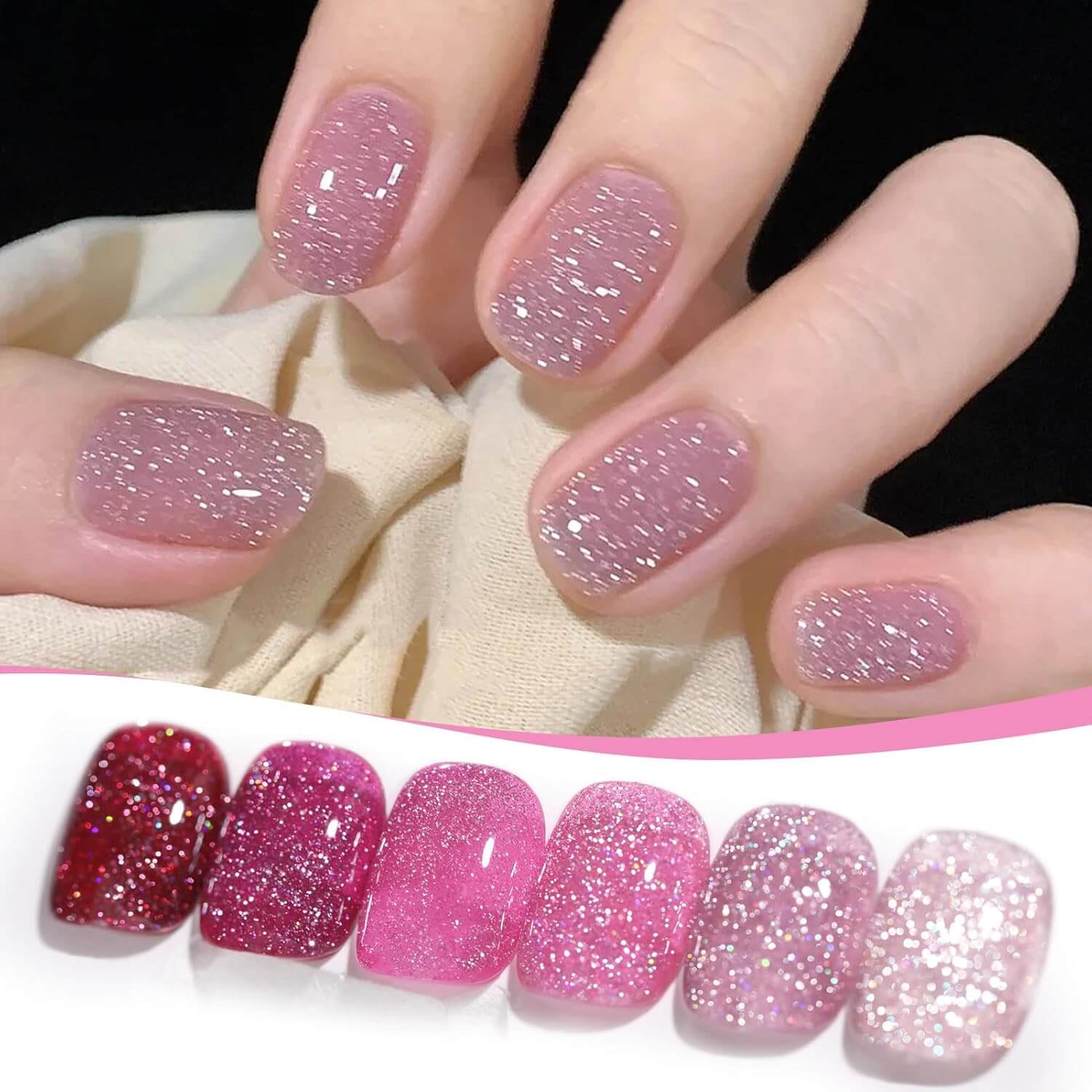 Glitter Gel Polish - Global NailSala