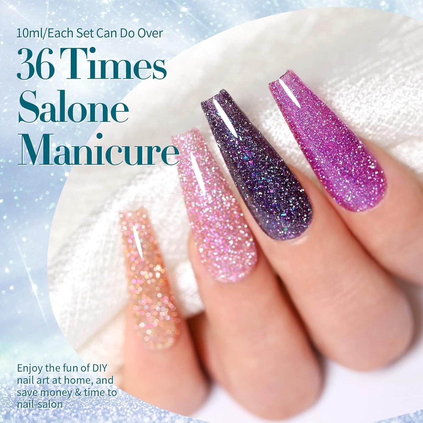 Glitter Gel Polish - Global NailSala
