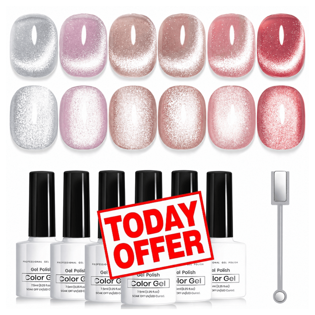 Magnetic Cat Eye Gel Nail 6 Colors NailSala