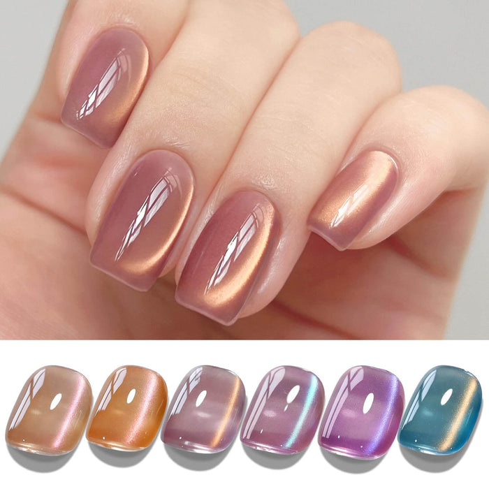 Magnetic Cat Eye Gel Nail Polish/6Pcs NailSala