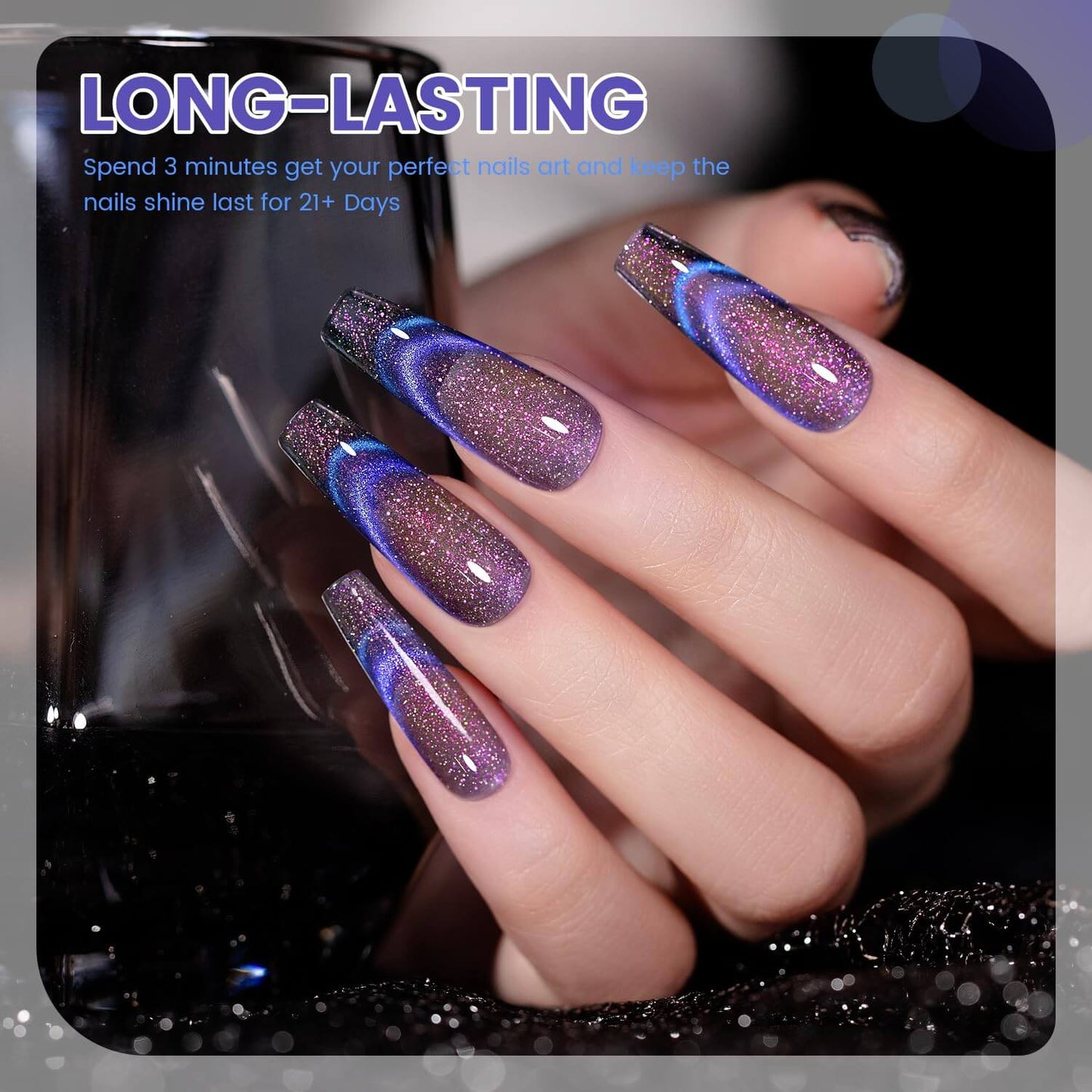 Magnetic Cat Eye Gel Nail Polish NailSala
