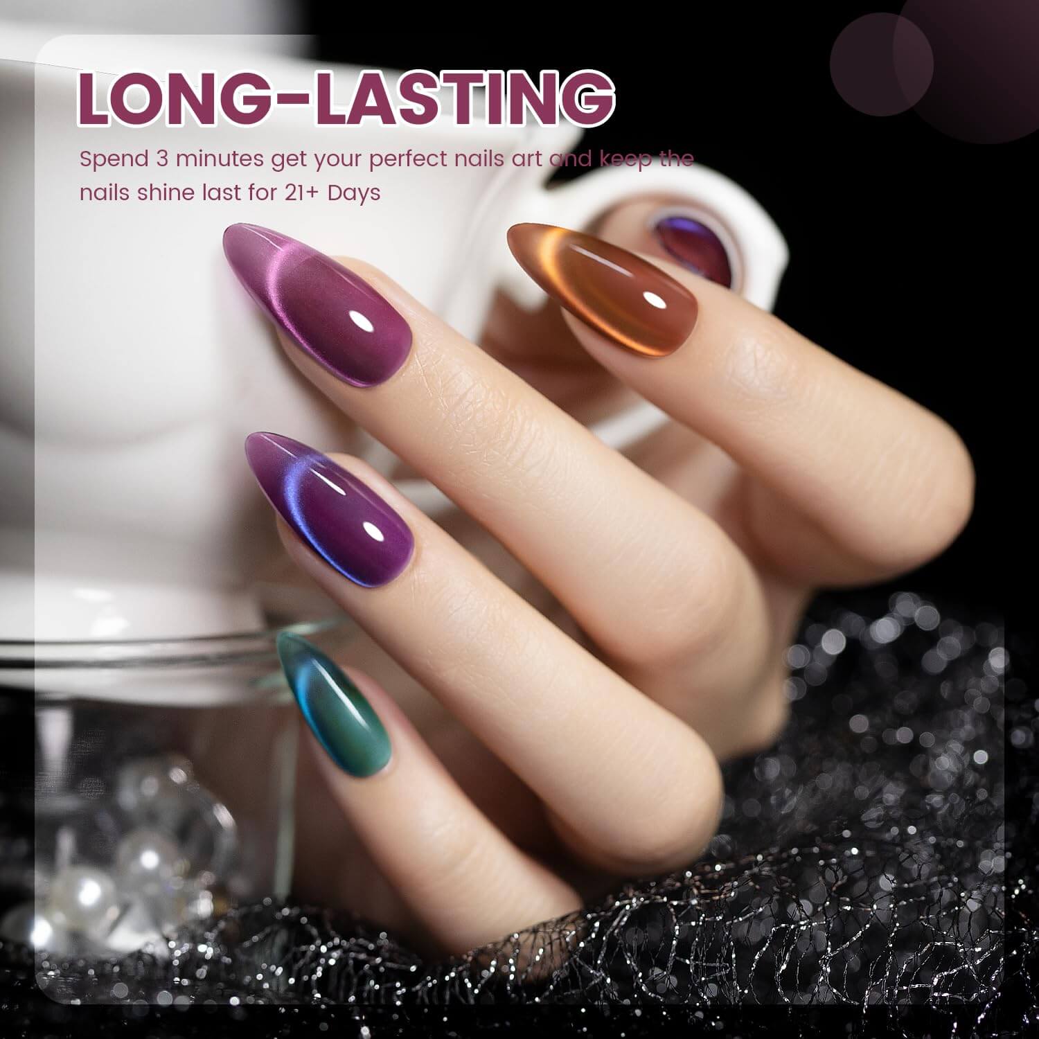Magnetic Cat Eye Gel Nail Polish NailSala