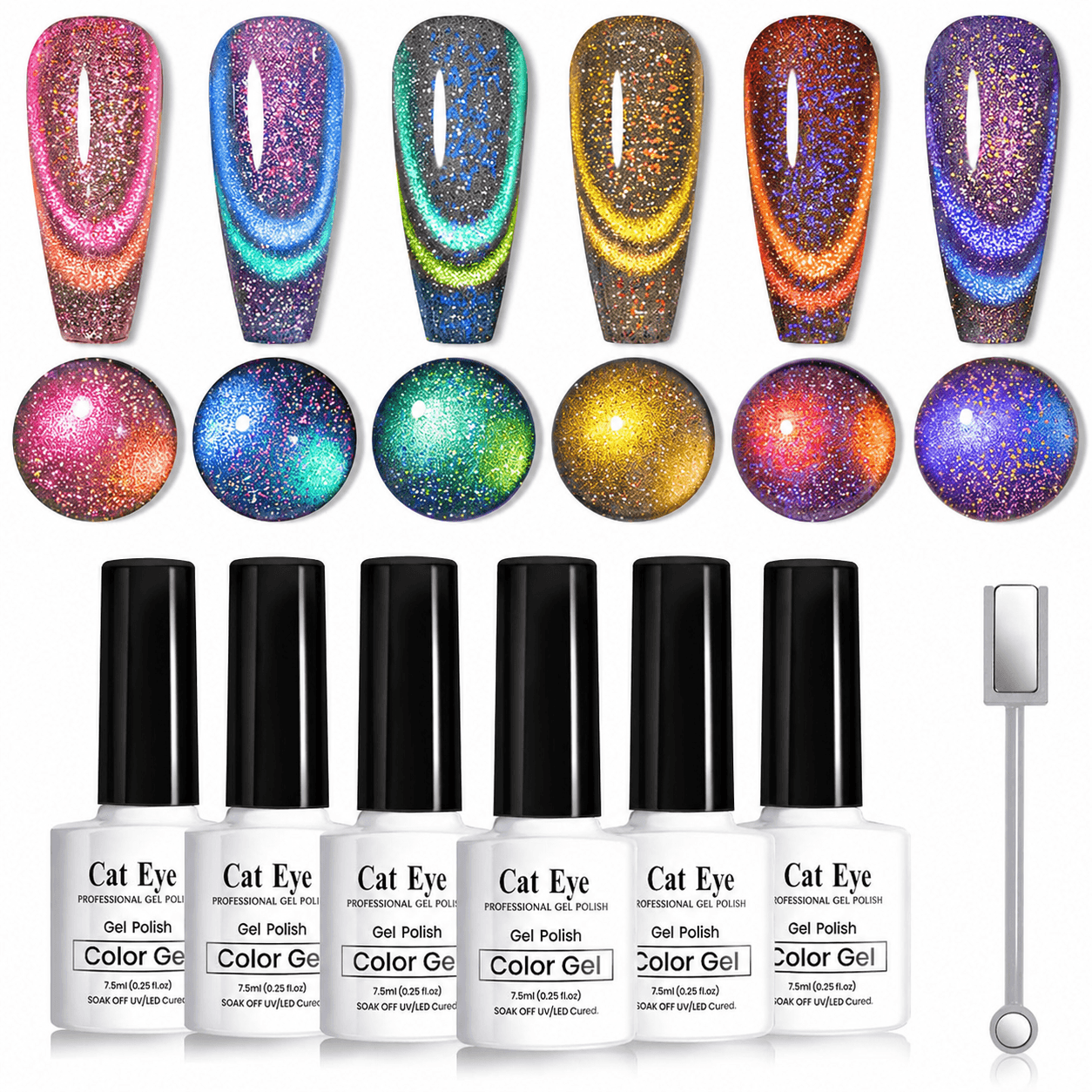 Magnetic Cat Eye Gel Nail Polish NailSala