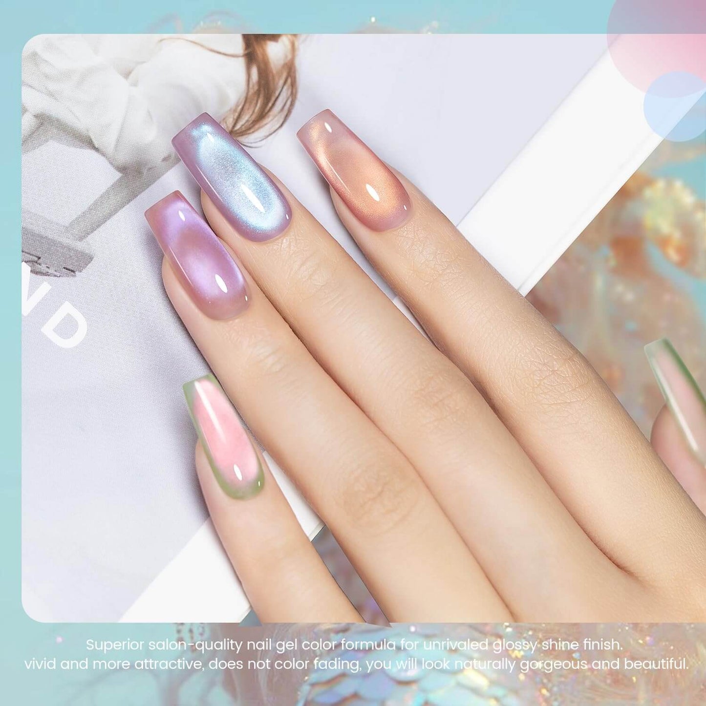 Magnetic Cat Eye Gel Nail Polish NailSala