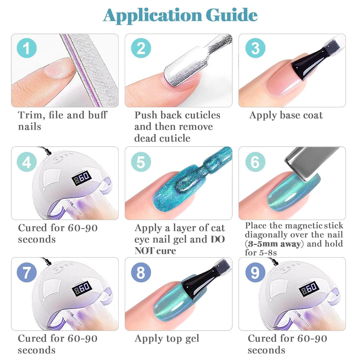 Magnetic Cat Eye Gel Nail Polish NailSala