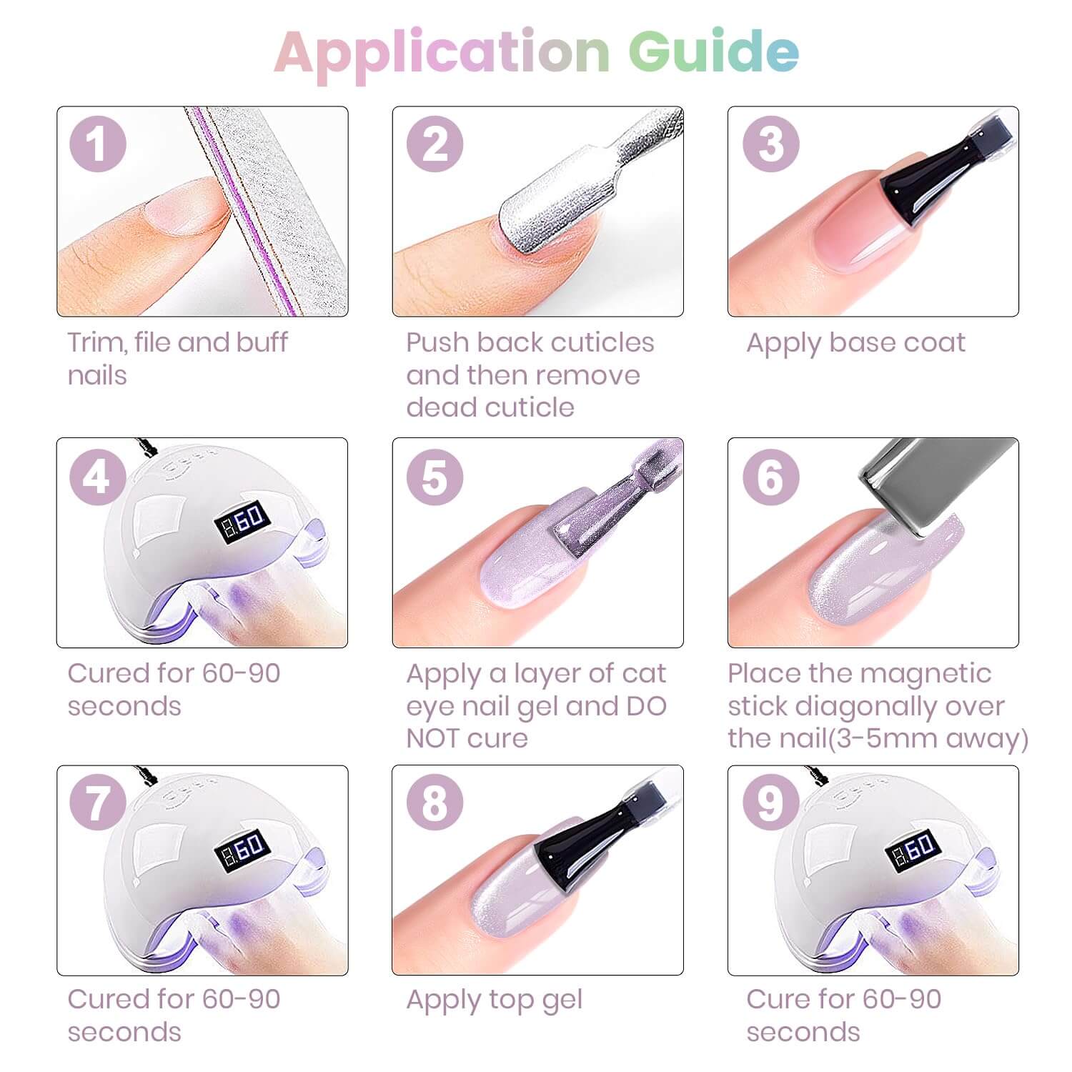 Magnetic Cat Eye Gel Nail Polish NailSala