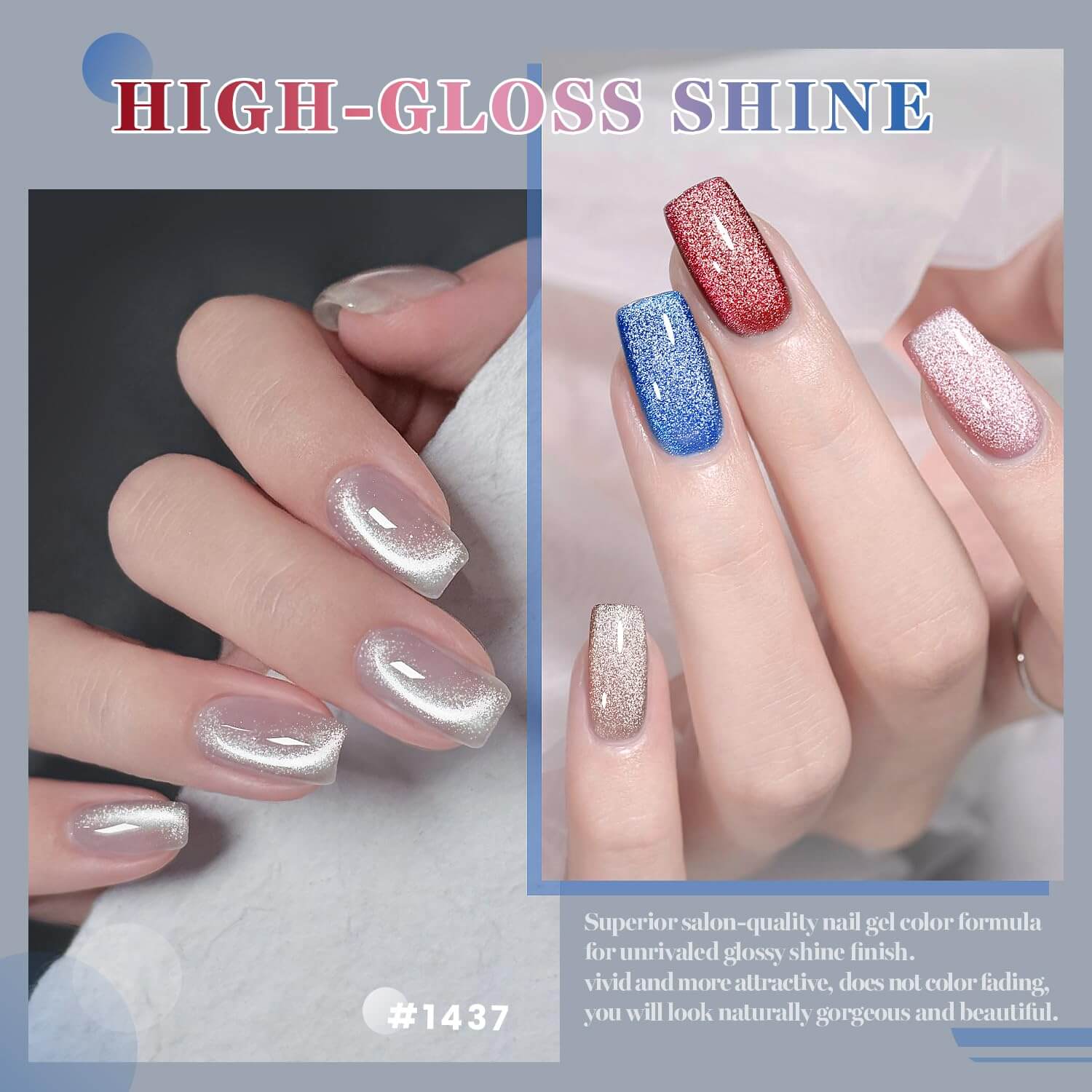Magnetic Cat Eye Gel Nail Polish NailSala