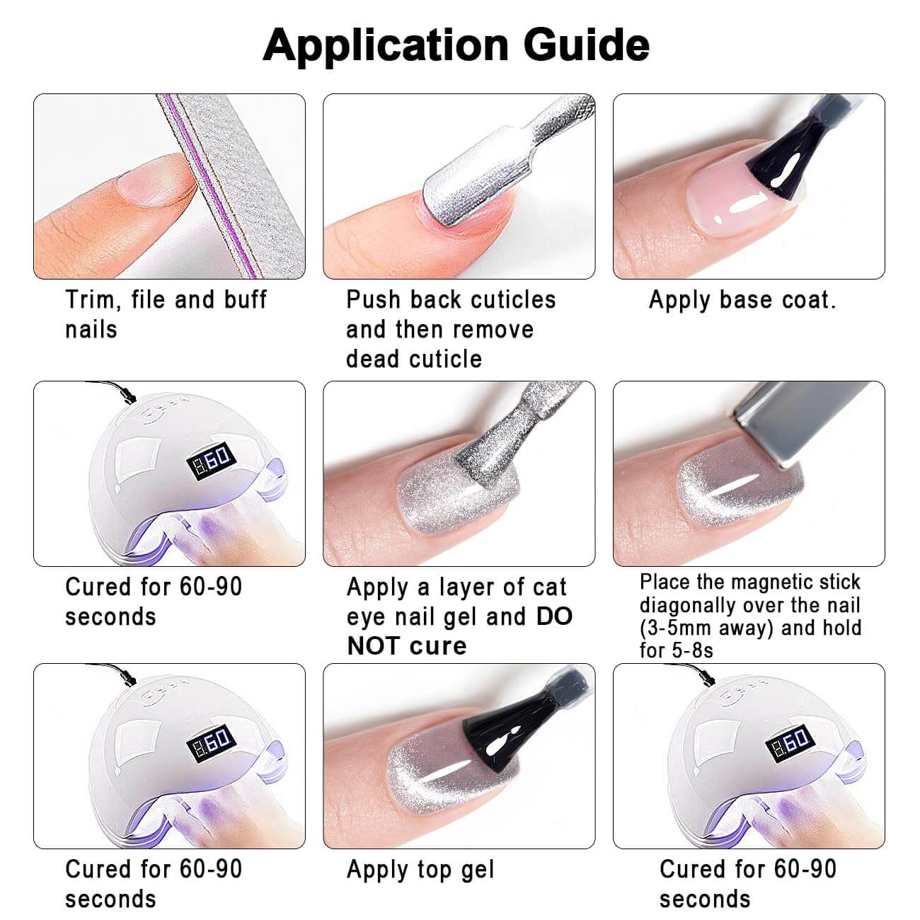 Magnetic Cat Eye Gel Nail Polish NailSala