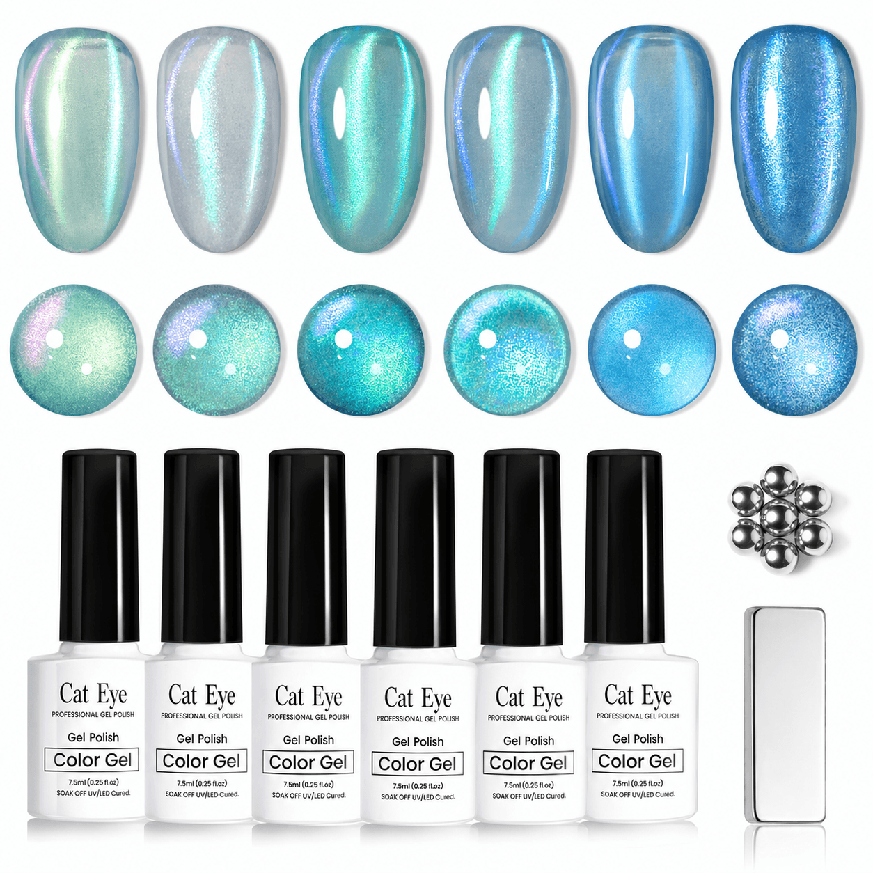Magnetic Cat Eye Gel Nail Polish NailSala