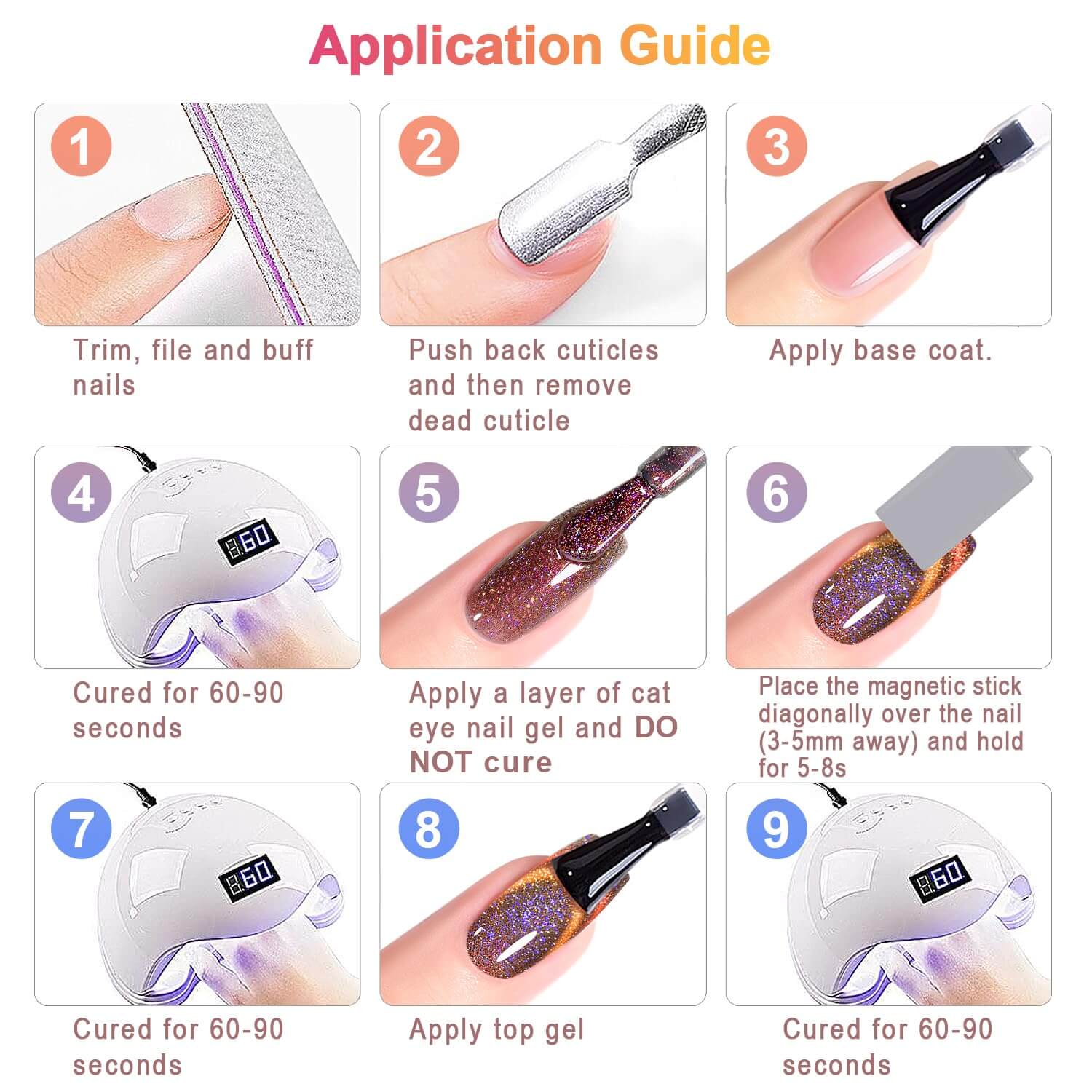 Magnetic Cat Eye Gel Nail Polish NailSala