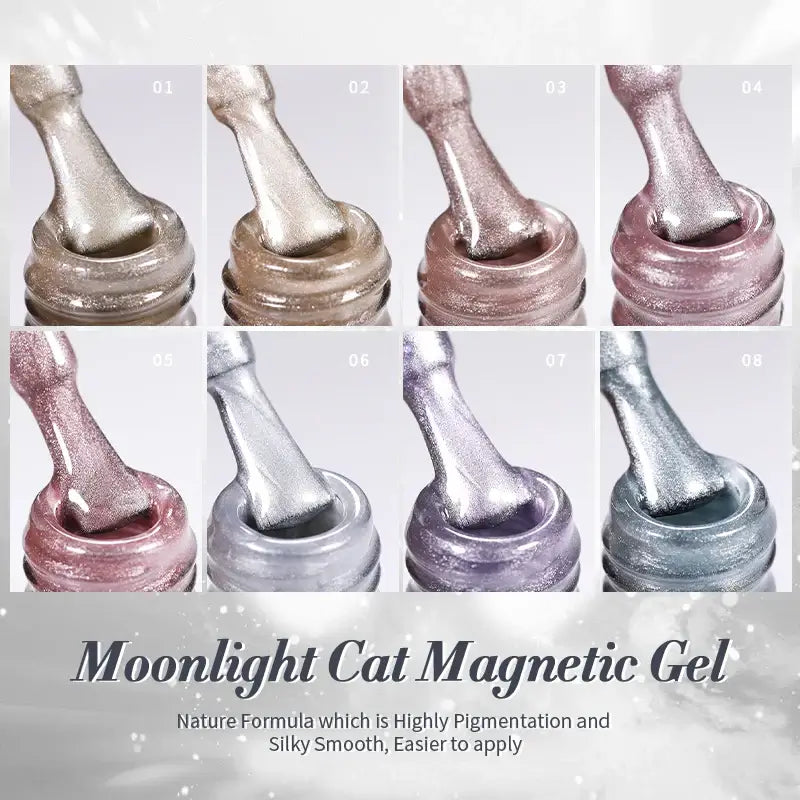 Magnetic Moonlight Gel Nail Polish/8 Colours - NailSala
