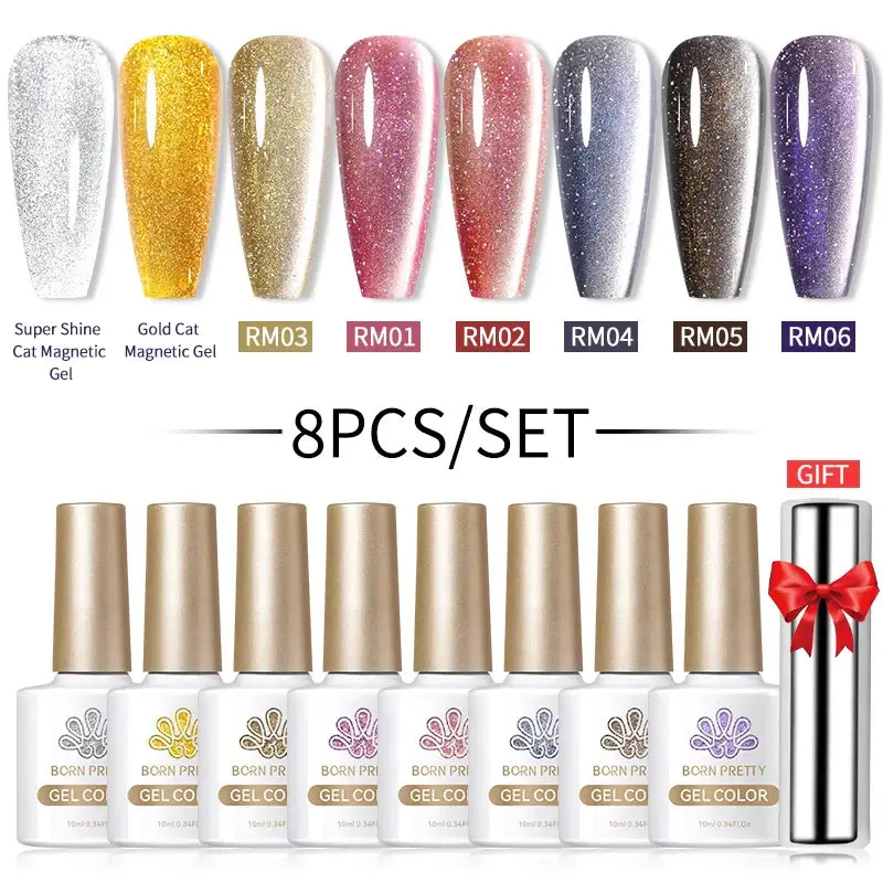 Magnetic Moonlight Gel Nail Polish/8 Colours - NailSala