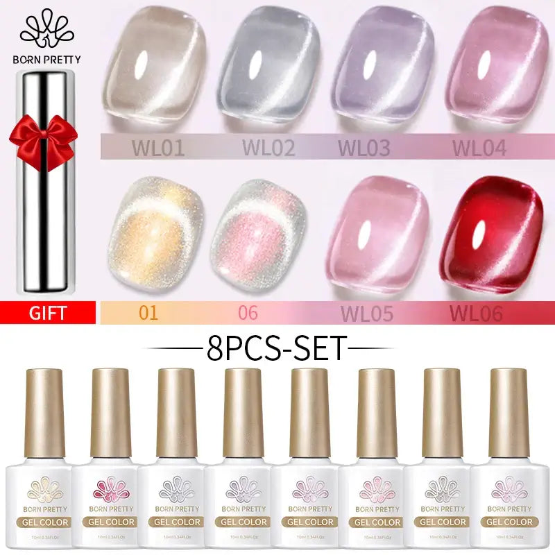 Magnetic Moonlight Gel Nail Polish/8 Colours - NailSala